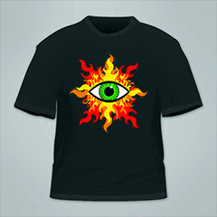 Flaming Eye Tee